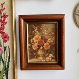Vintage oil on canvas "The glory of nature" signed A.Williams