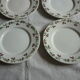 Set of 4 plates earthenware somain, RIM fruit slushie