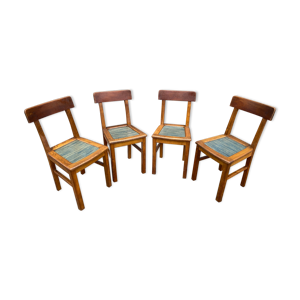 4 chaises 1950 design
