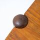 Vintage webbing coffee table in teak, 1960s