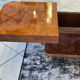 Table basse bar  en Loupe d’orme maison  Lancel vintage 1970