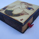 Ceramic and wood box