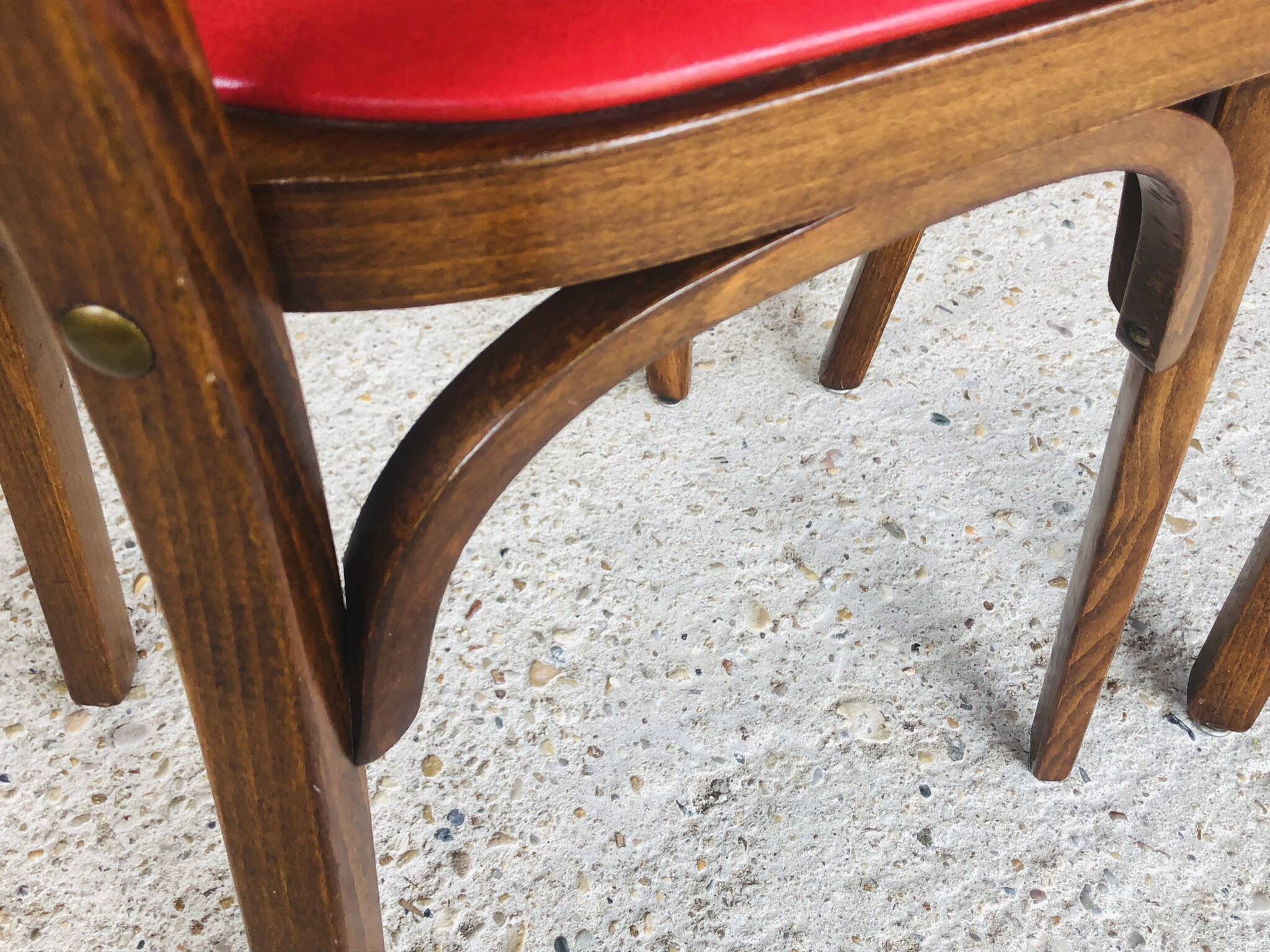 Pair of bistro chairs model # 153 by Baumann, circa 50/60