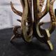 Brutalist Bronze Sculpture Candle Holder or Vase by Heinz Goll