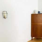 Set of 2 Glass Wall Lamps by Glashütte Limburg