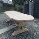 Large monastery table made of solid oak.