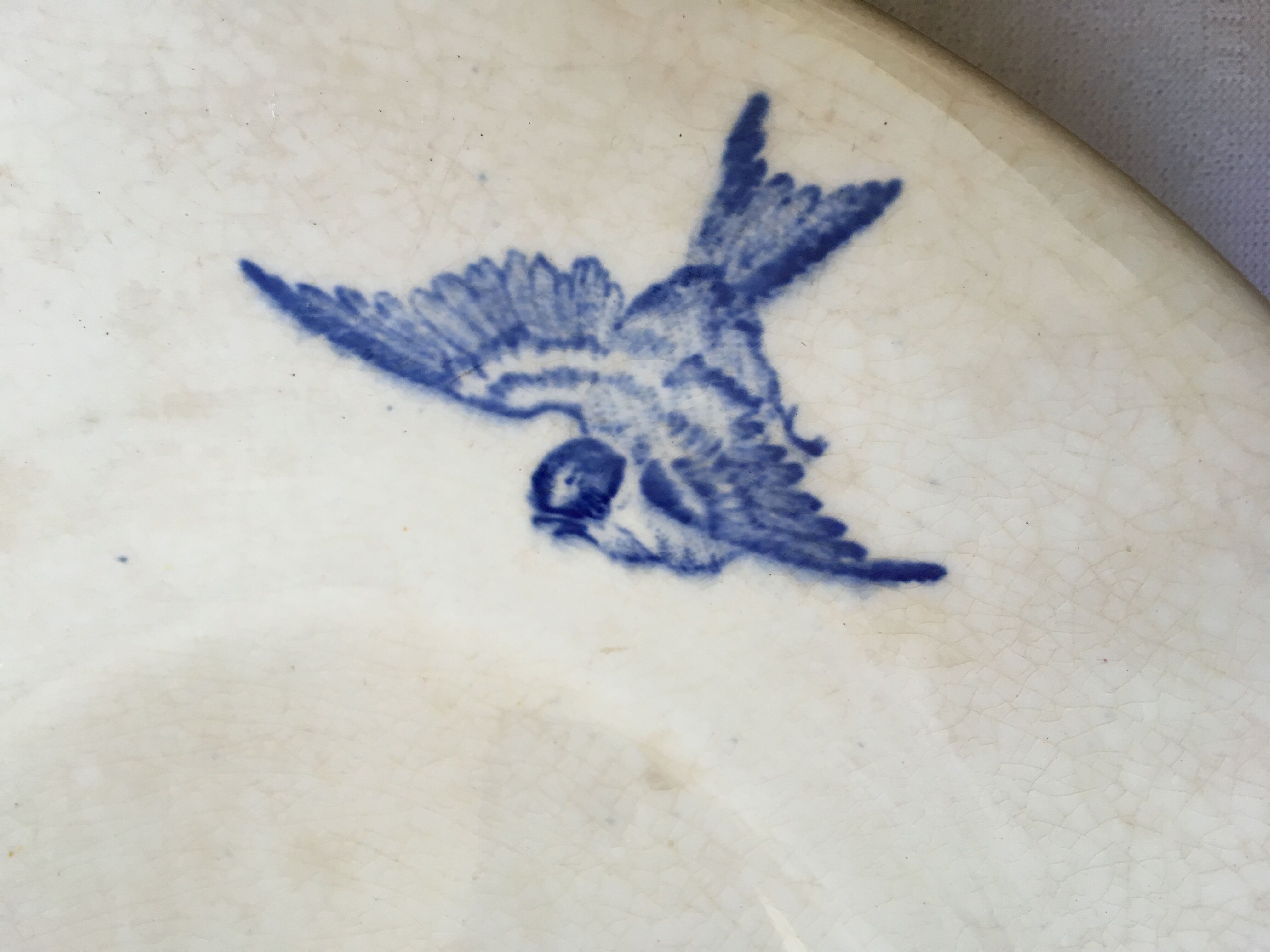 Longwy Iron Earth serving dish botanical collection