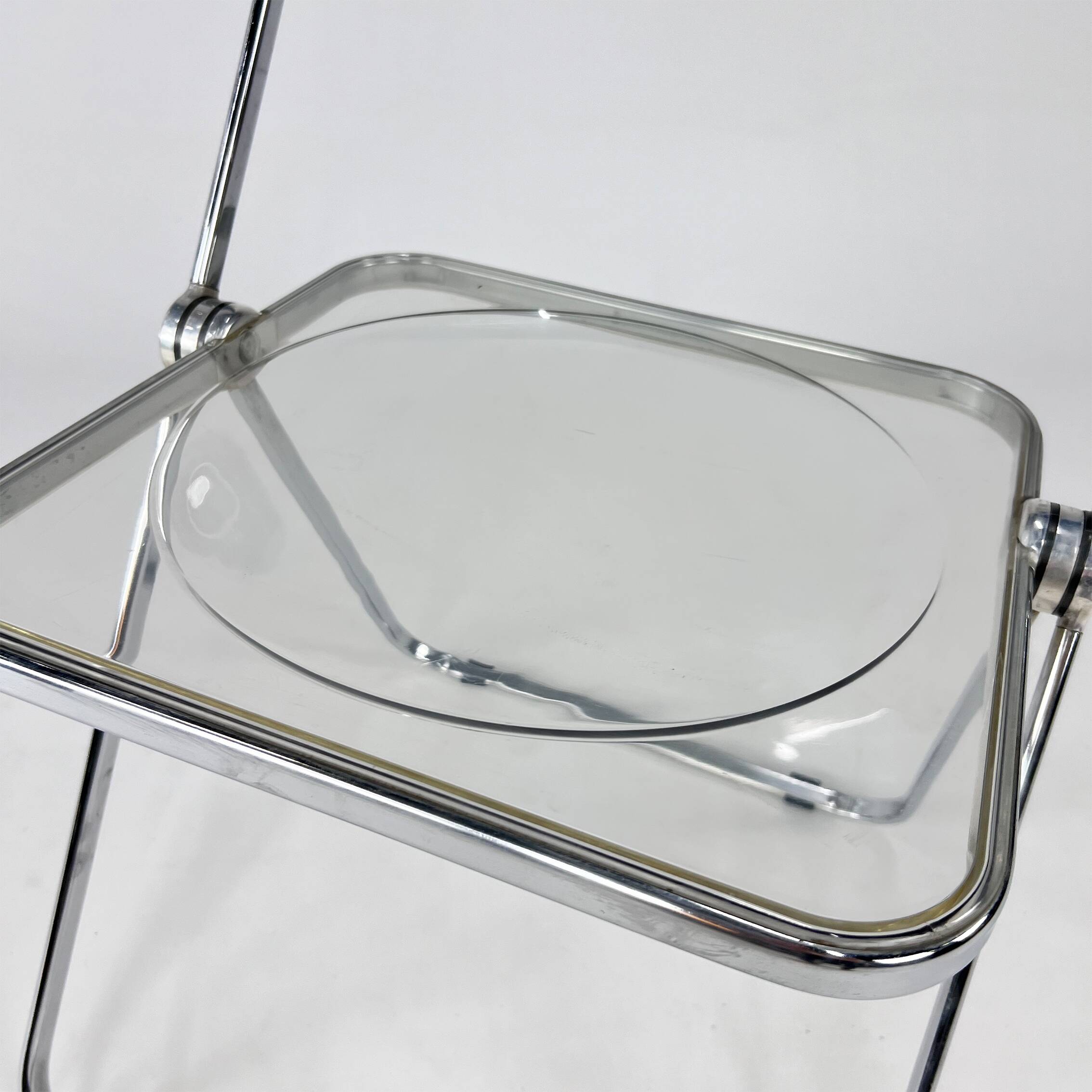Chaise pliante vintage Plia par Giancarlo Piretti pour Castelli, 1970