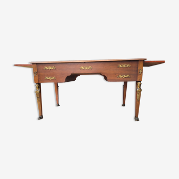 Henry II style two-body desk