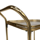 Brass Regency style serving table