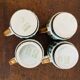 Ensemble de 4 tasses Motif Noix Belguim Boch