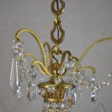 Beautiful chandelier with tassels.