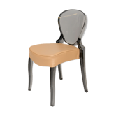 modern Medallion Chair dressed seat