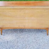 Scandinavian teak row of the 50s