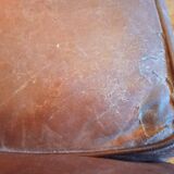 Vintage large club armchair moustache model