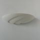 Pair of vintage matte white plaster wall lights, France 1970