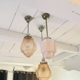 Ensemble de lustres art déco