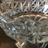 Pop-up Christmas 2022 Compotier in cut crystal mid-twentieth