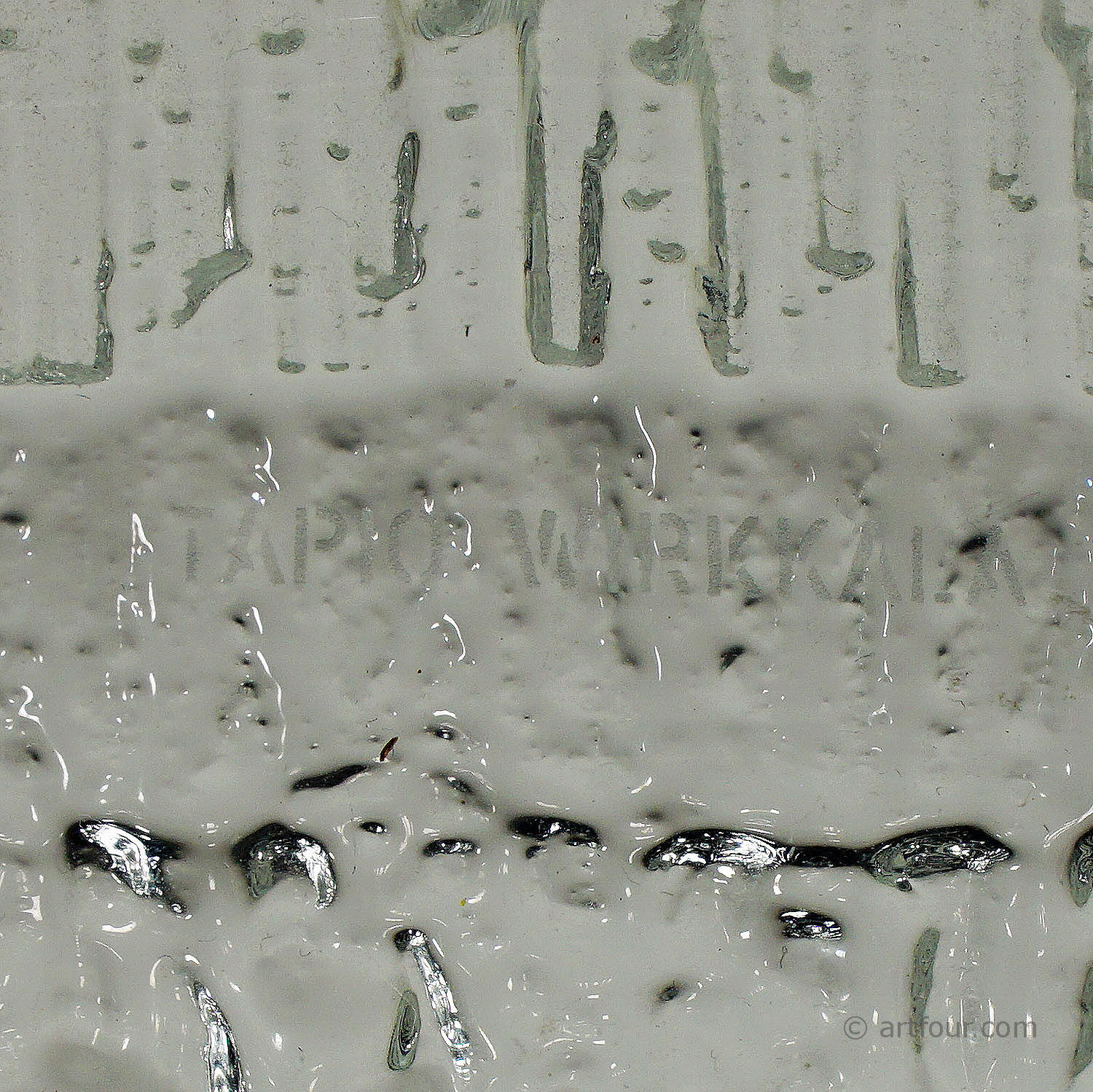 Frosted glass bowl 'Lunaria' by Tapio Wirkkala for Iittala 1972