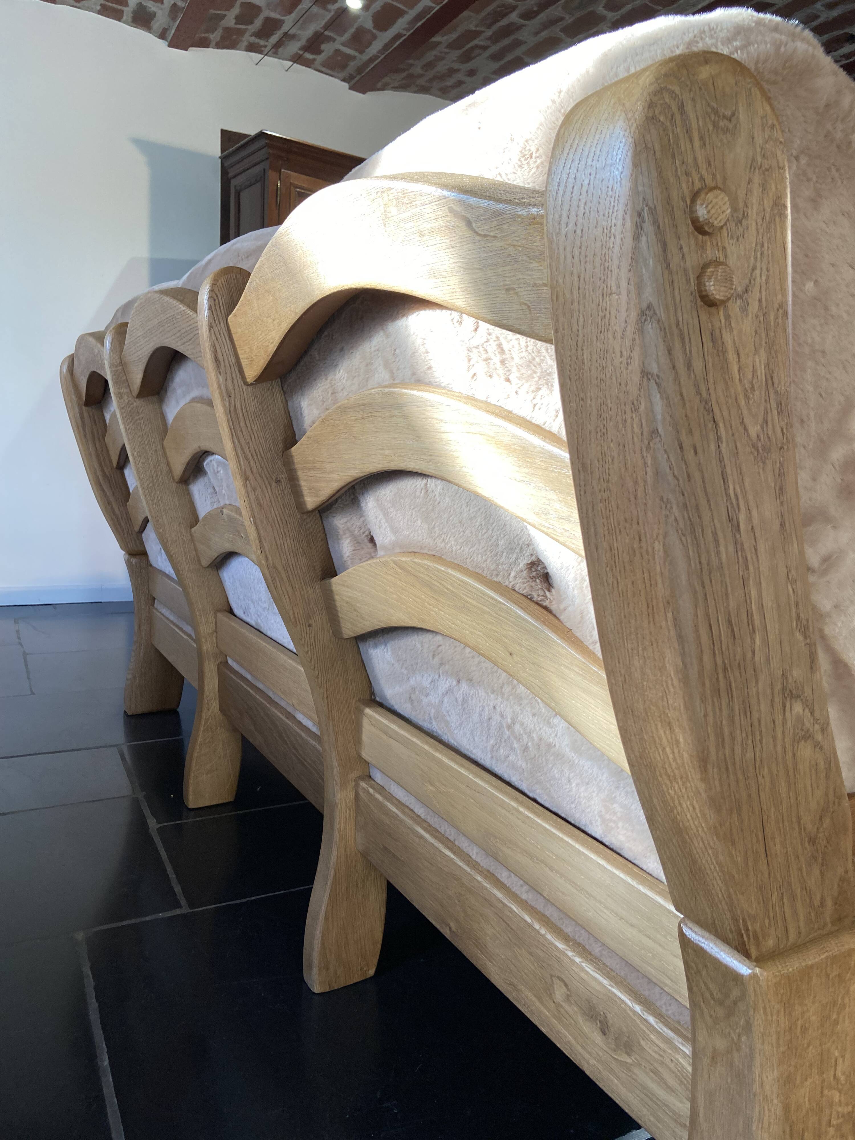 Vintage three-seater sofa