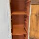 Blue patinated workshop furniture locker room