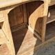 Antique pine counter
