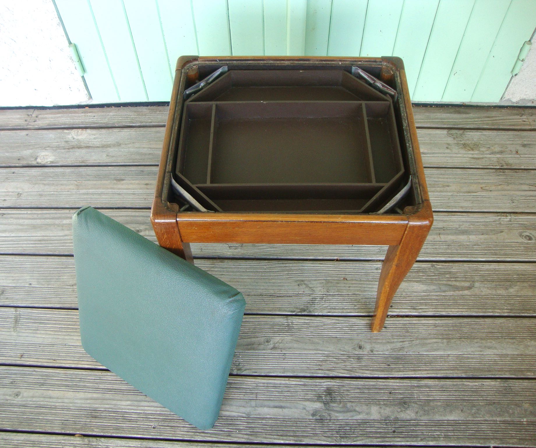 Sewing box worker's stool