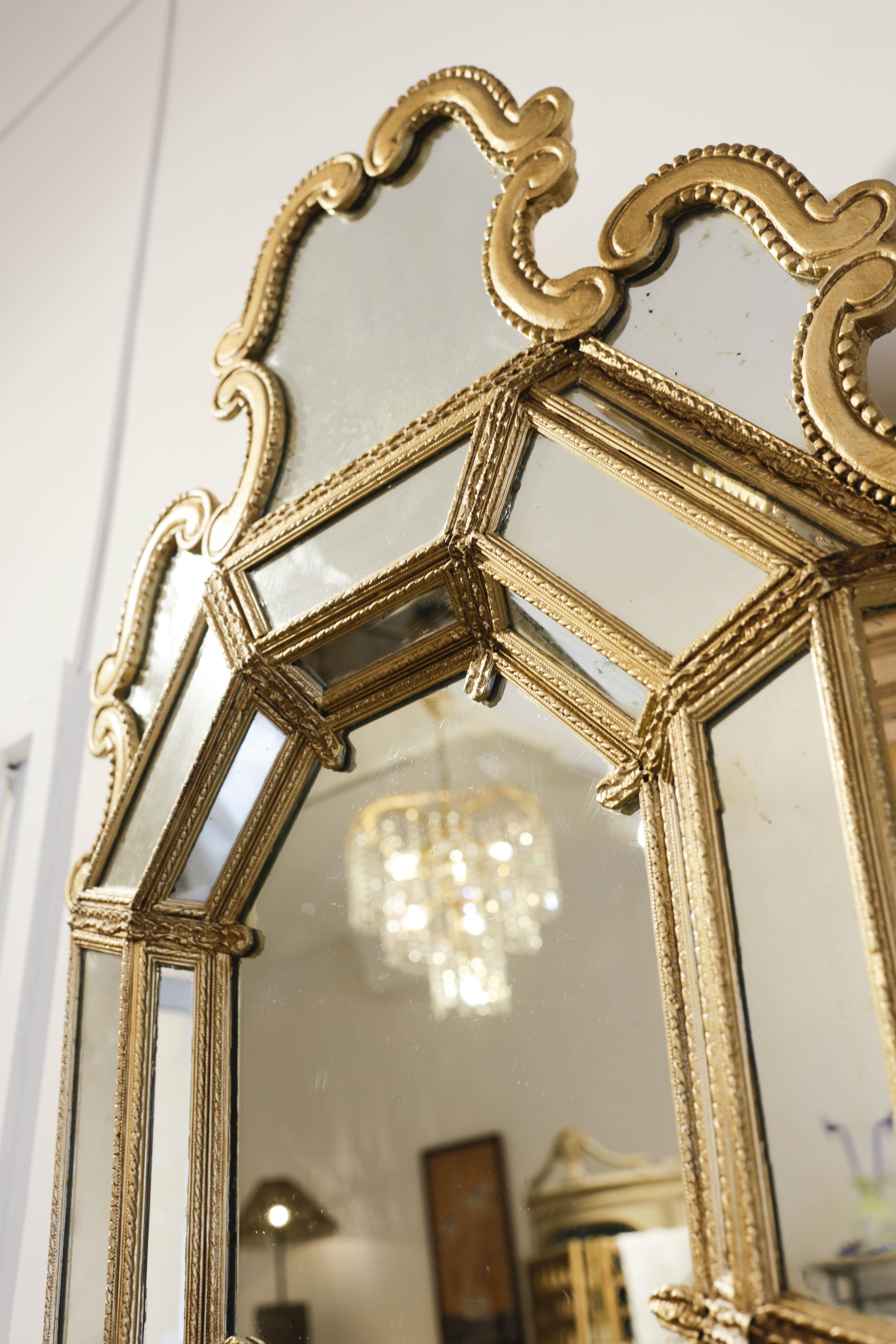 Furniture bar and mirror pareclose 19th