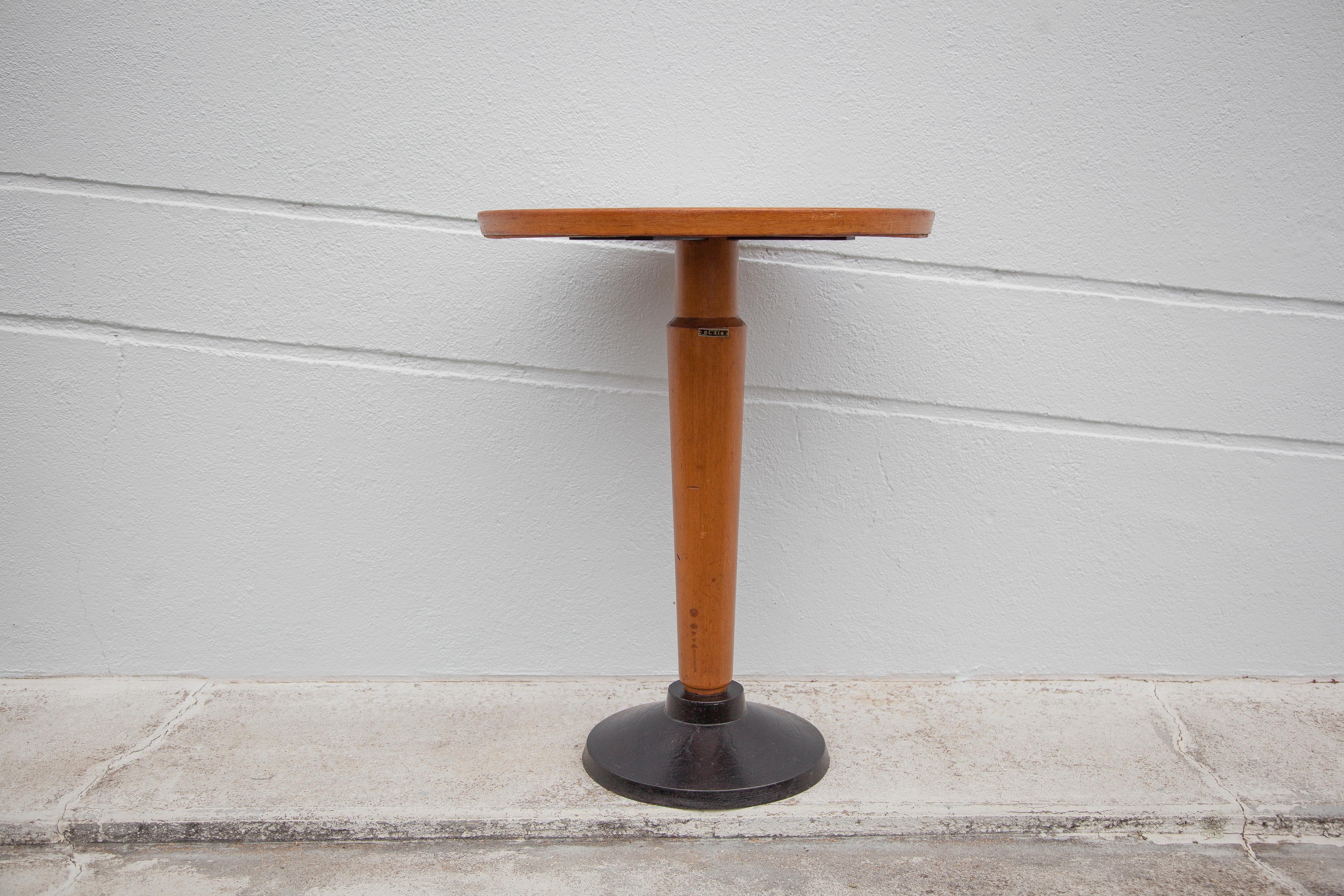 Bistro table Olaio José espinho, table 60s, side table, kitchen, patio, Portugal, vintage