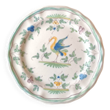 Martres Tolosane earthenware plate from the 1930s