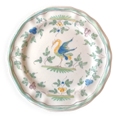 Martres Tolosane earthenware plate from the 1930s