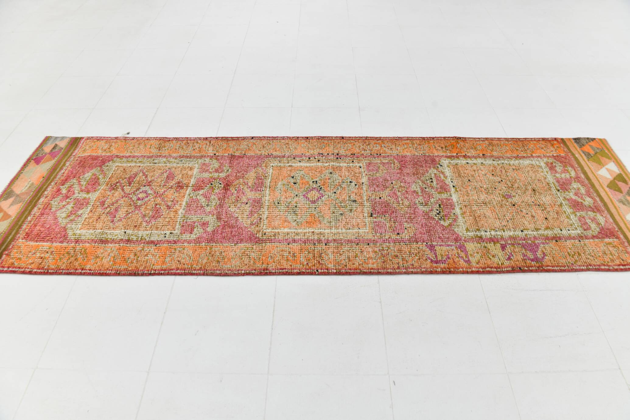 Tapis 3x10 pour couloir, tapis coureur vintage, 91x313 cm