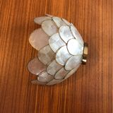 Vintage mother-of-pearl wall lamp