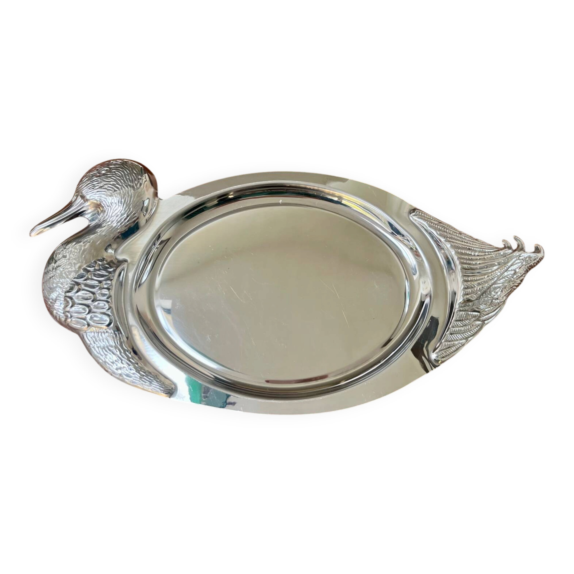 Vintage serving dish duck