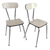 Pair of vintage formica chairs