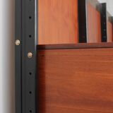 Mid century teak bookcase - wall unit frigerio 1950s