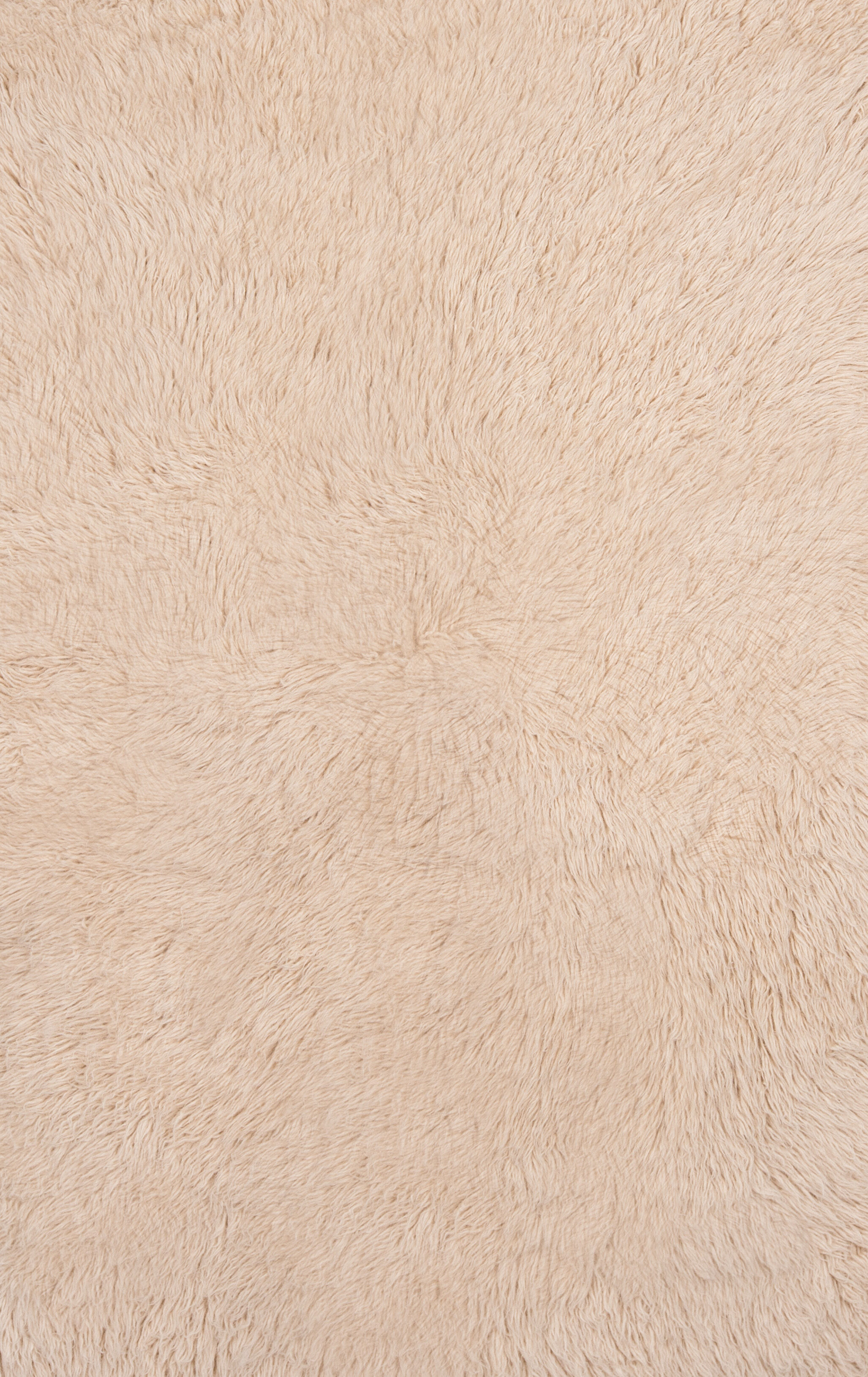 Nude flokati carpet 180 x 120cm