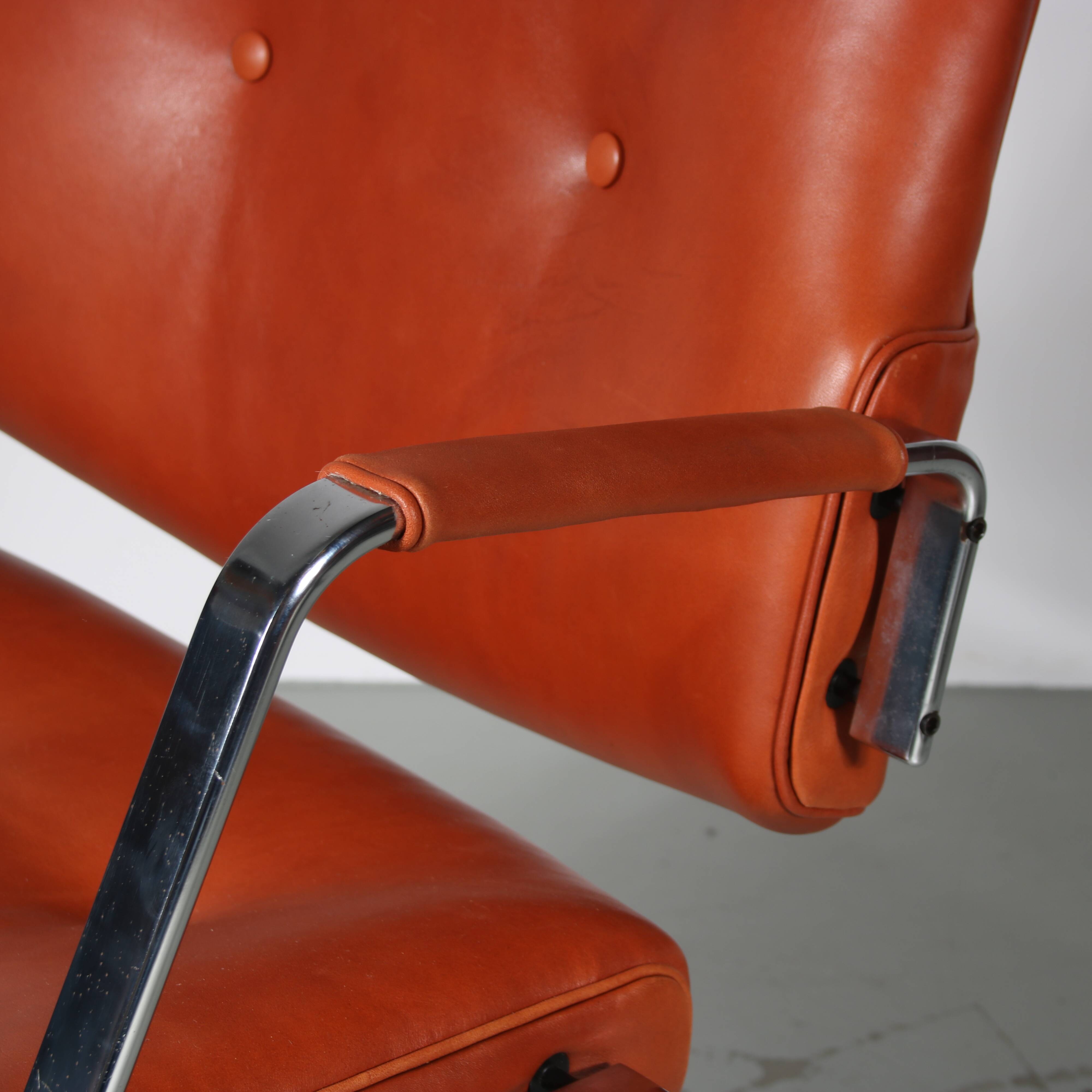 Chair by Preben Fabricius & Jorgen Kastholm for Kill International, Denmark 1970