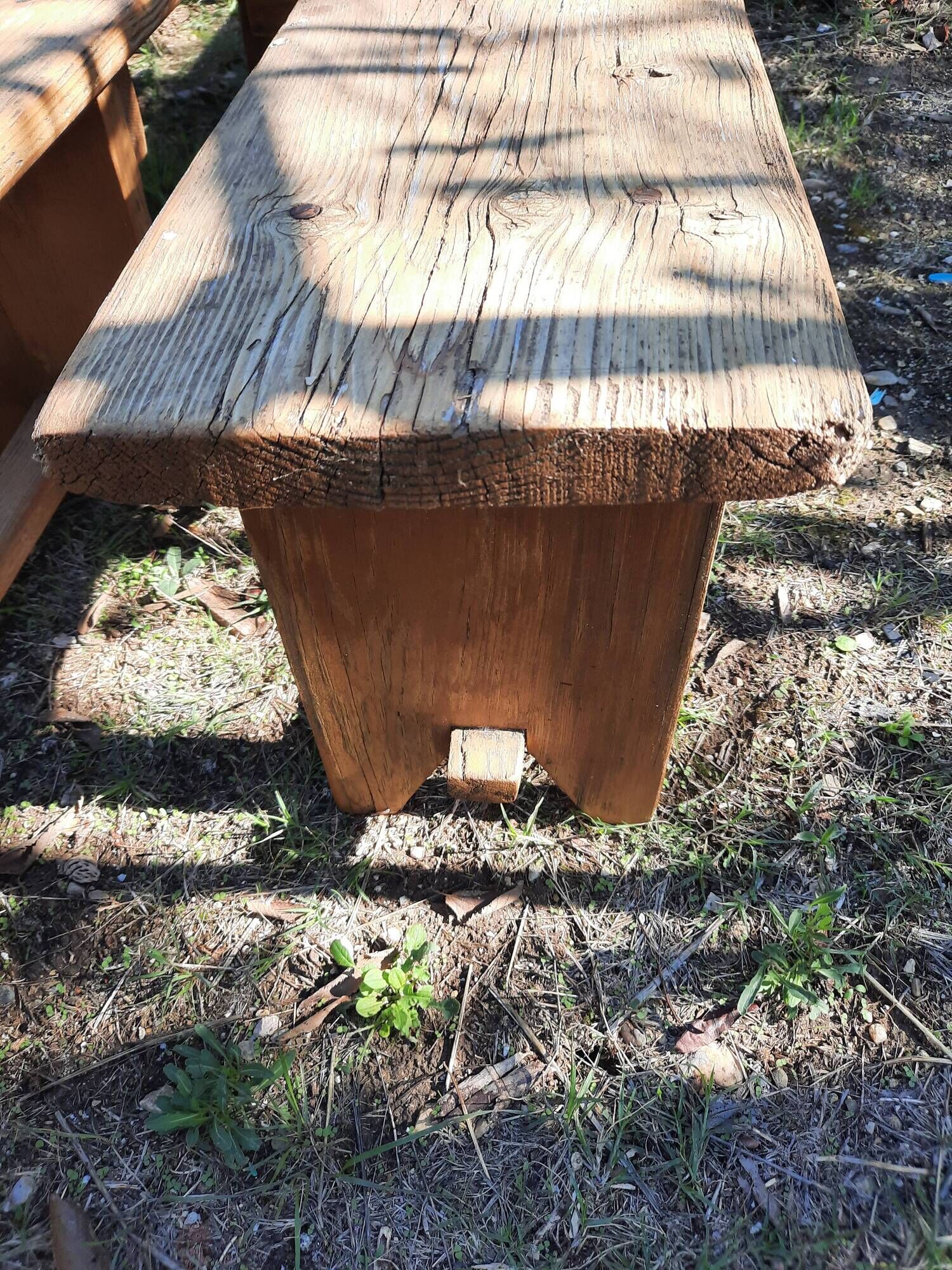 Old farm benches