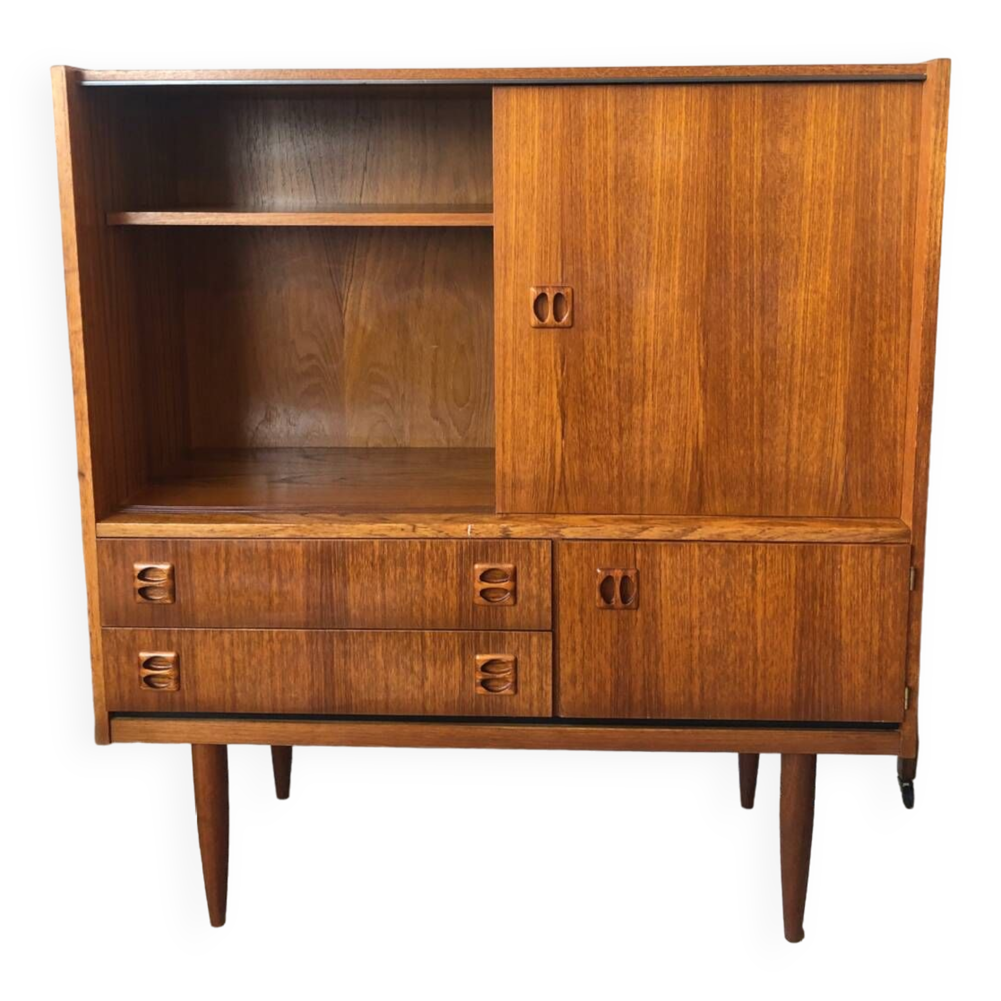 Vintage glass sideboard, 1960s