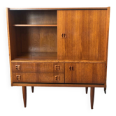 Vintage glass sideboard, 1960s