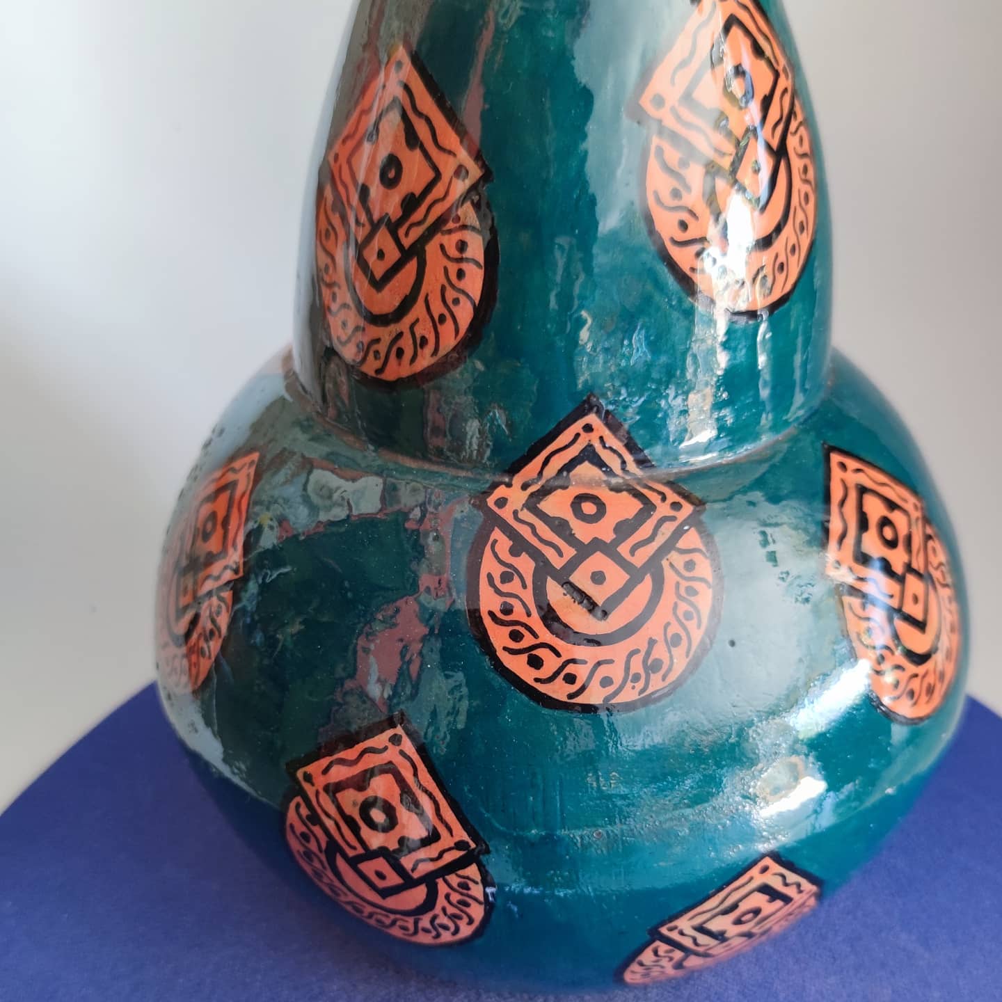 Ceramic vase by L. Andre, circa 1930