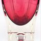 Murano Vase Fratelli Toso Chambord Sommerso Red Labelled 35cm