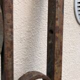 Wrought iron door grille