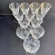 Liquor glasses (12) - art deco - cut and blown crystal