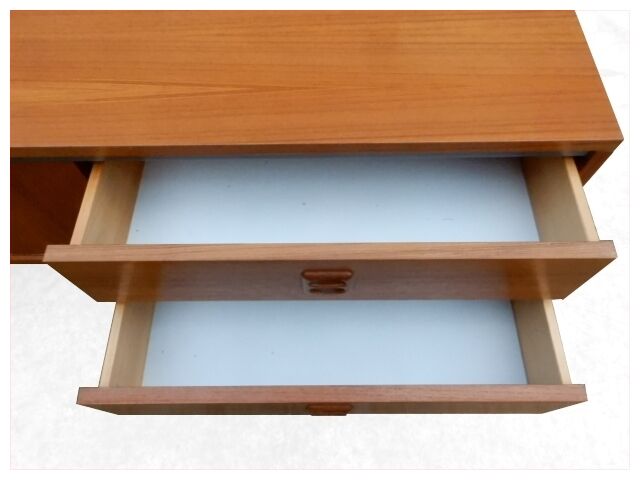 Enfilade furniture low tv hi design in teak 1980s