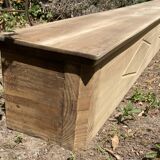 Very large and long shelf - 2m40 - raw wood