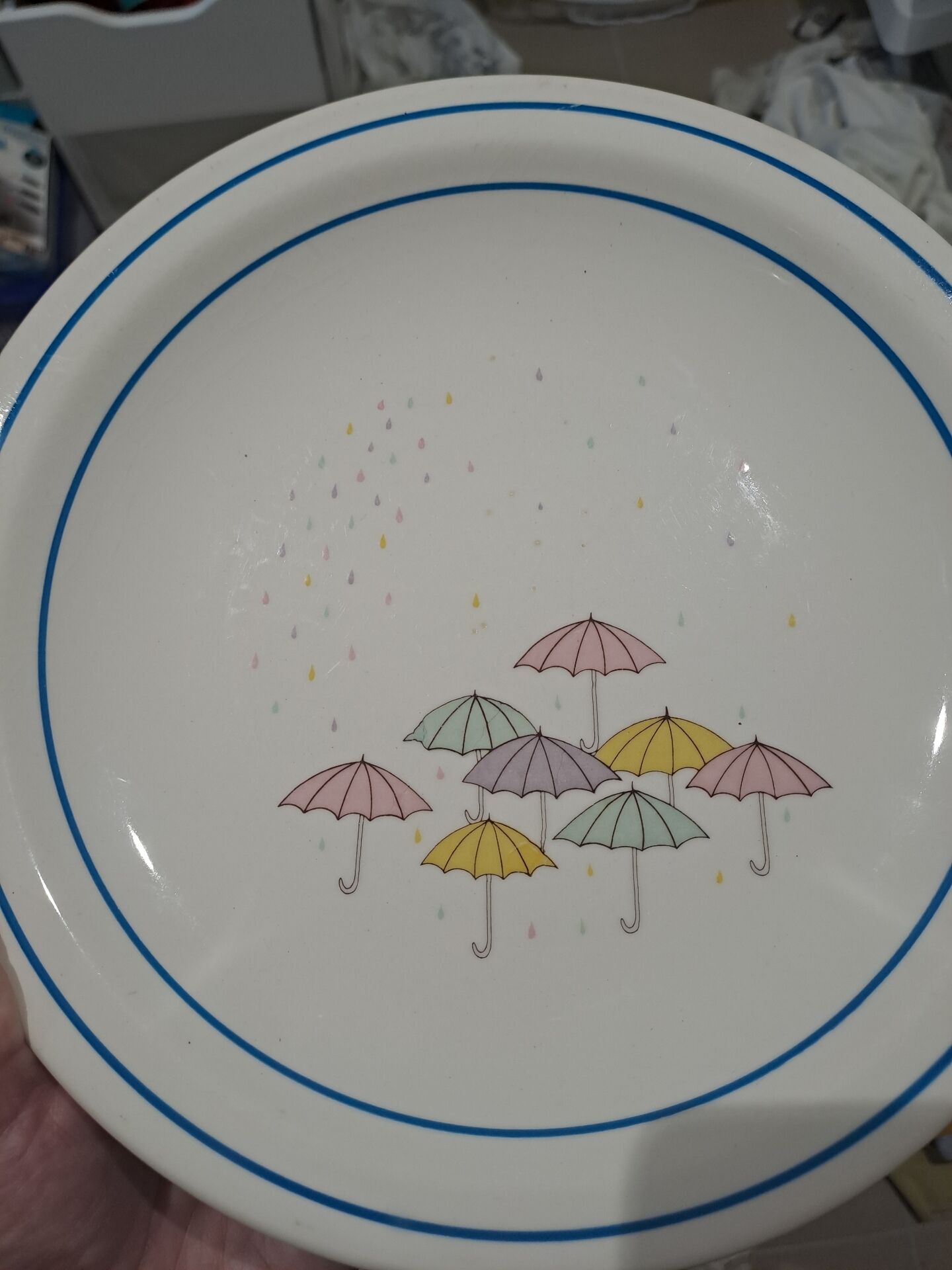 8 vintage Italian handmade plates