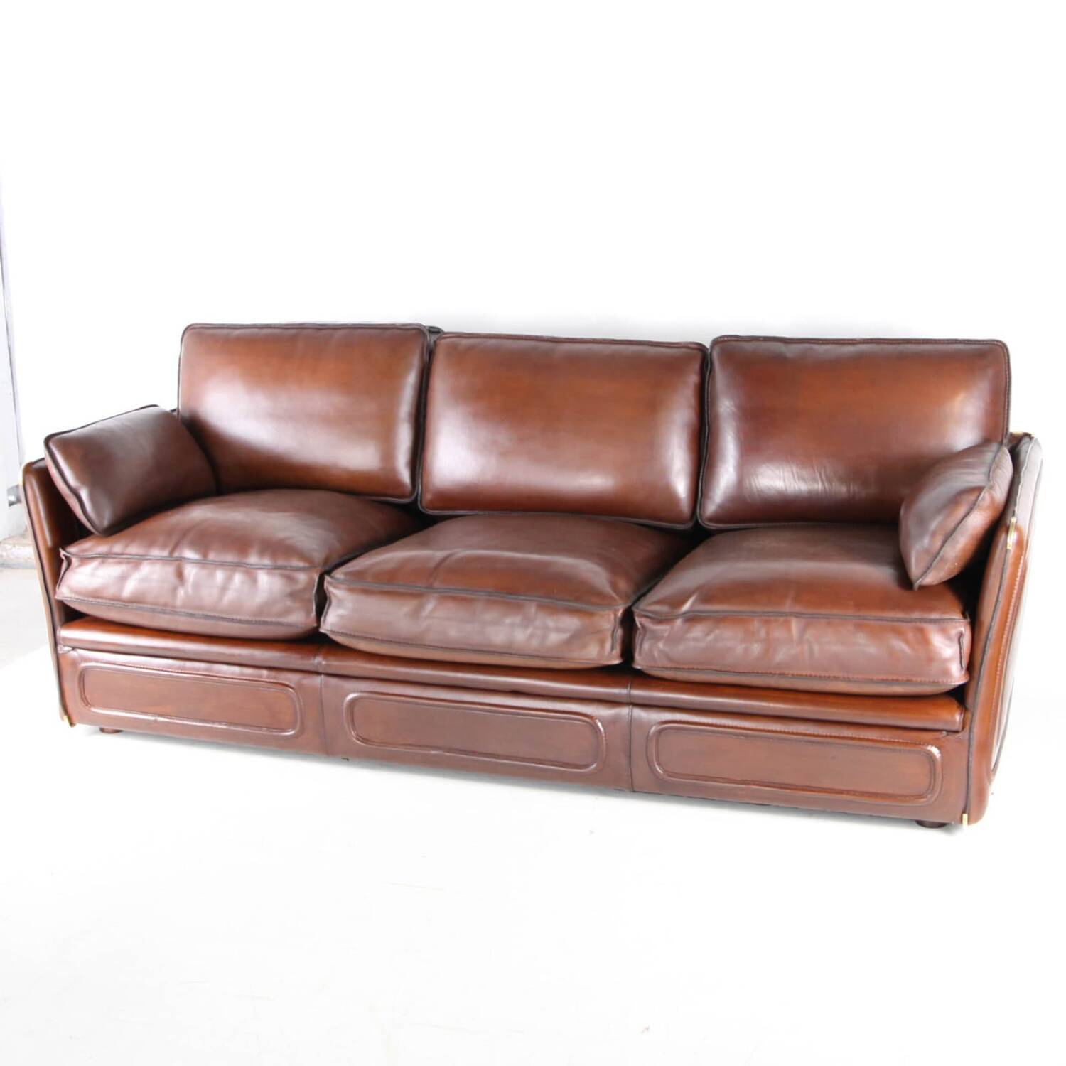 Paire de canapés cuir Roche Bobois