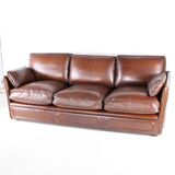 Paire de canapés cuir Roche Bobois